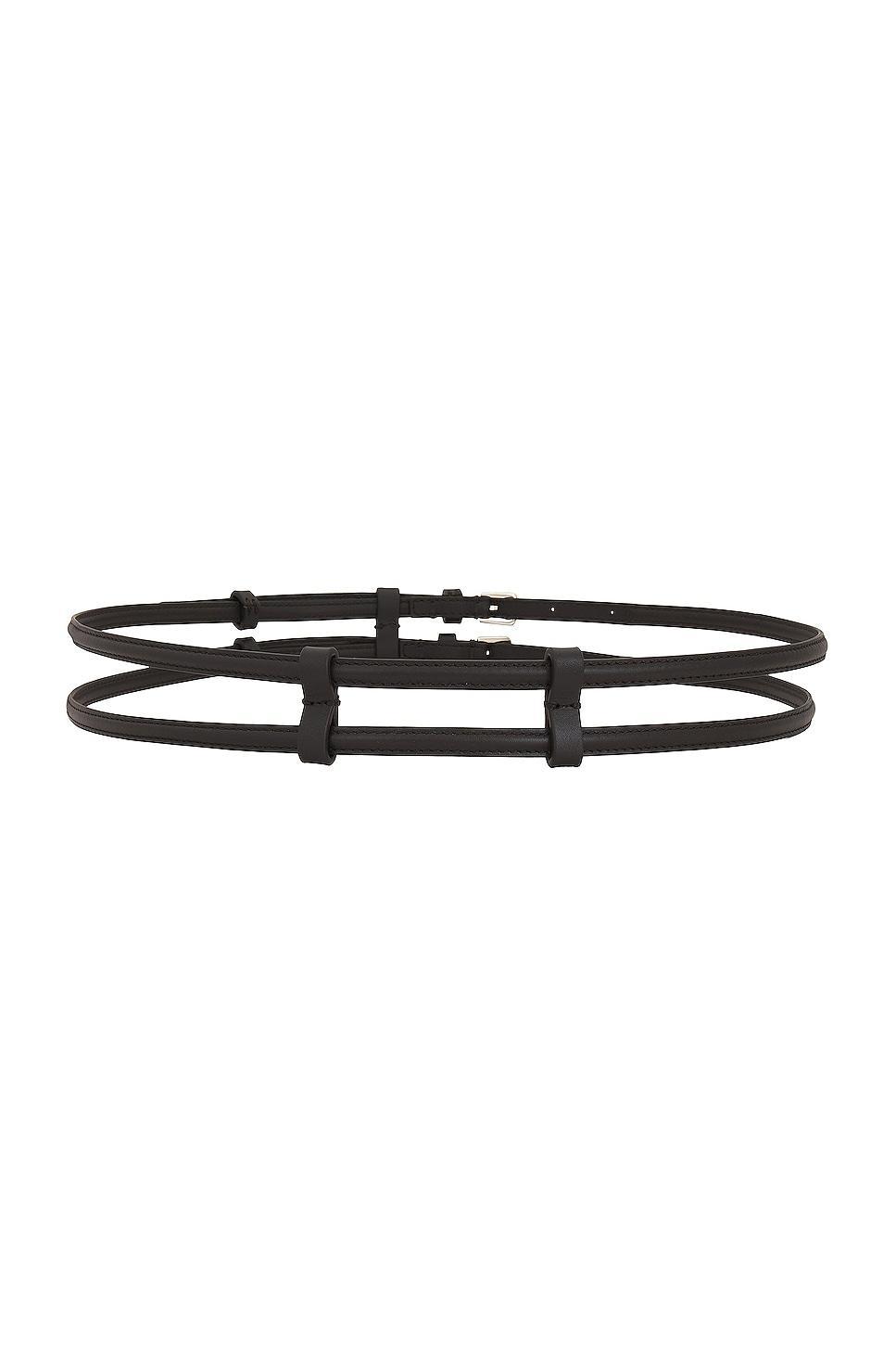 The Row Double Belt Black. (also in M). Product Image