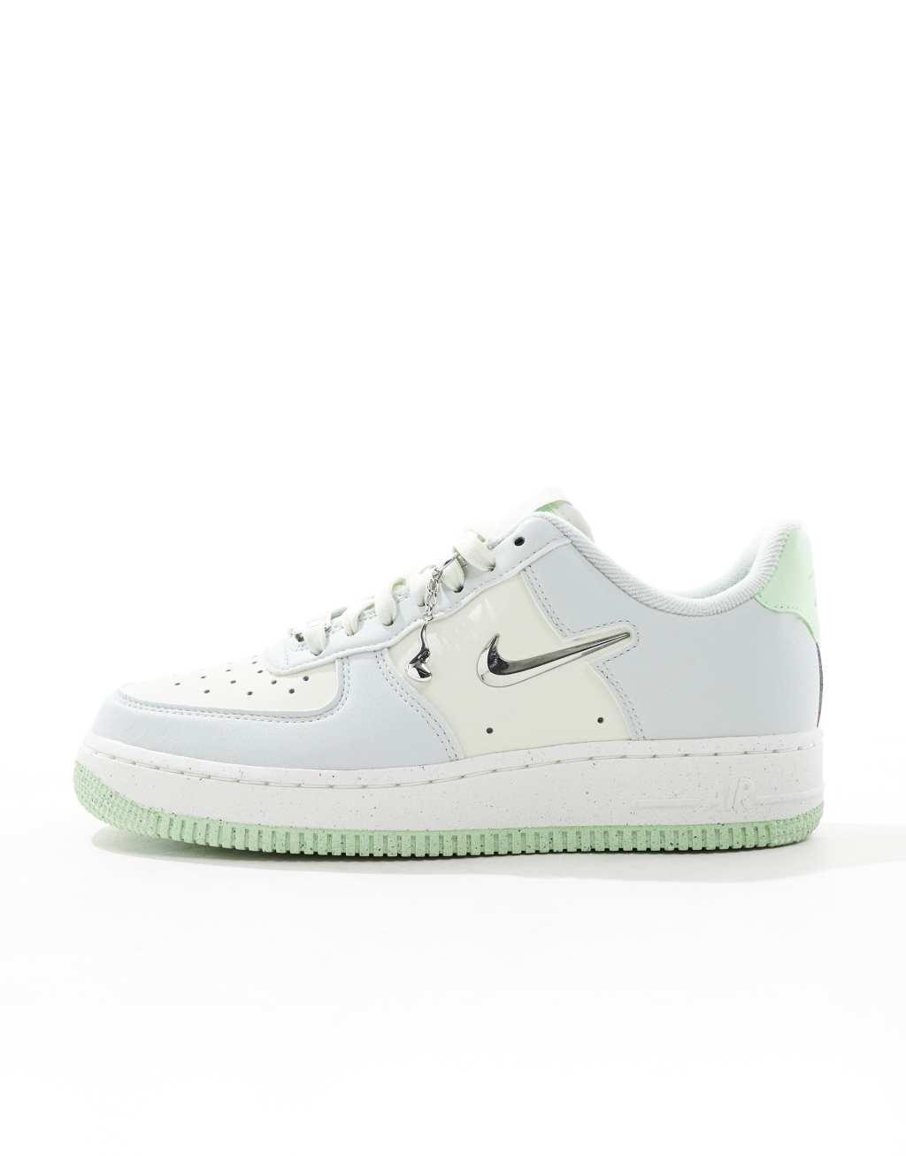 Nike Air Force 1 metallic sneakers Product Image