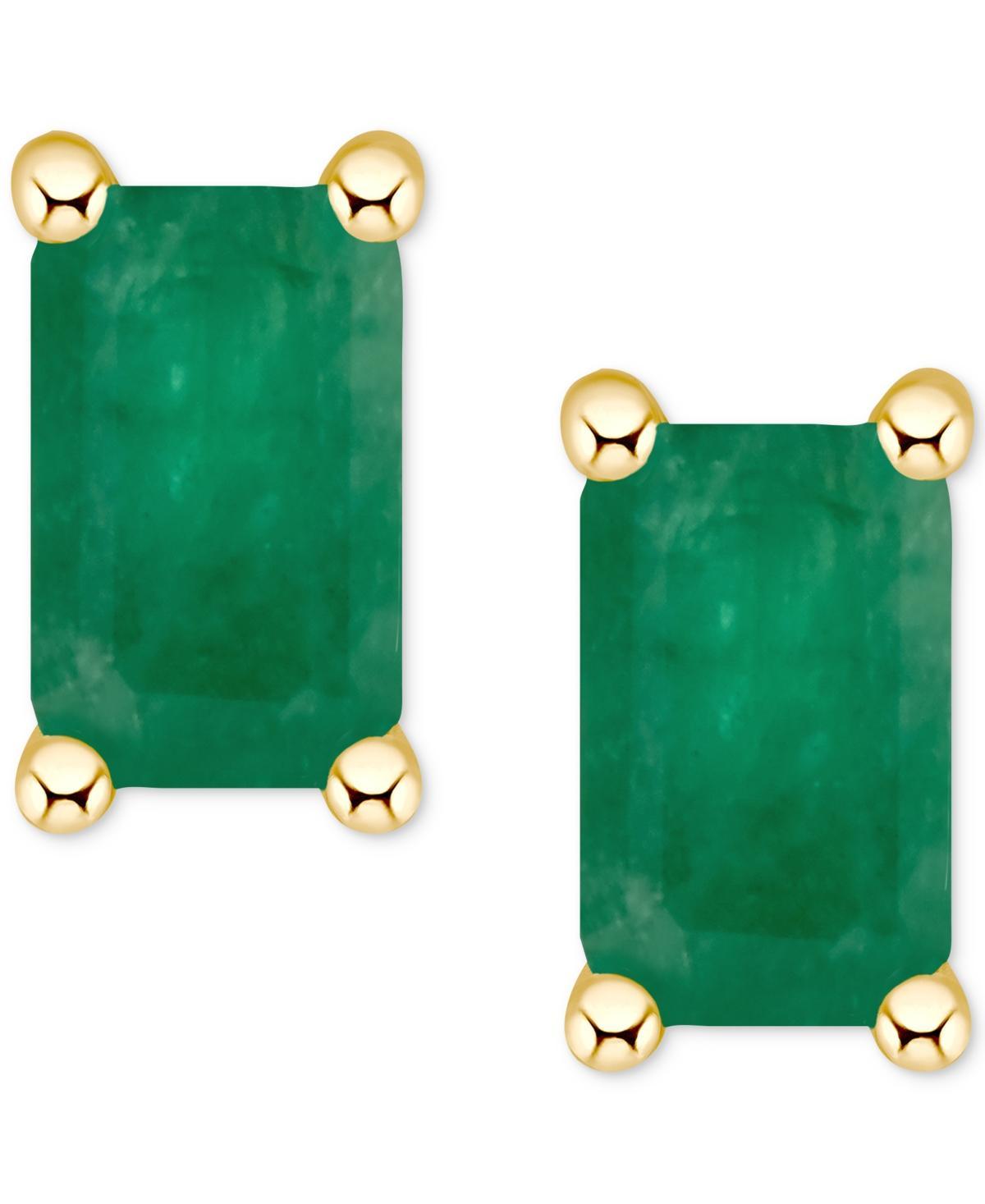 Tanzanite Stud Earrings (1/2 ct. t.w.) in 14k Gold (Also in Emerald, Ruby & Sapphire) Product Image