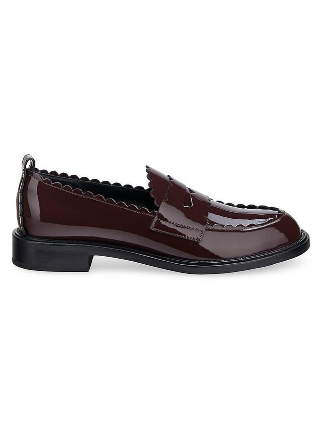 Womens Janise Patent Leather Penny Loafers Product Image