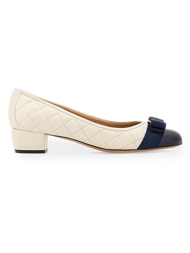 Womens Vara Grosgrain Bow 30MM Leather Pumps Product Image