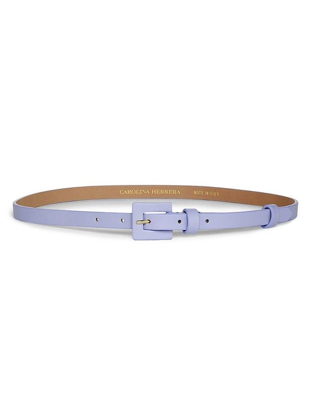 Womens 90s Skinny Leather Belt Product Image