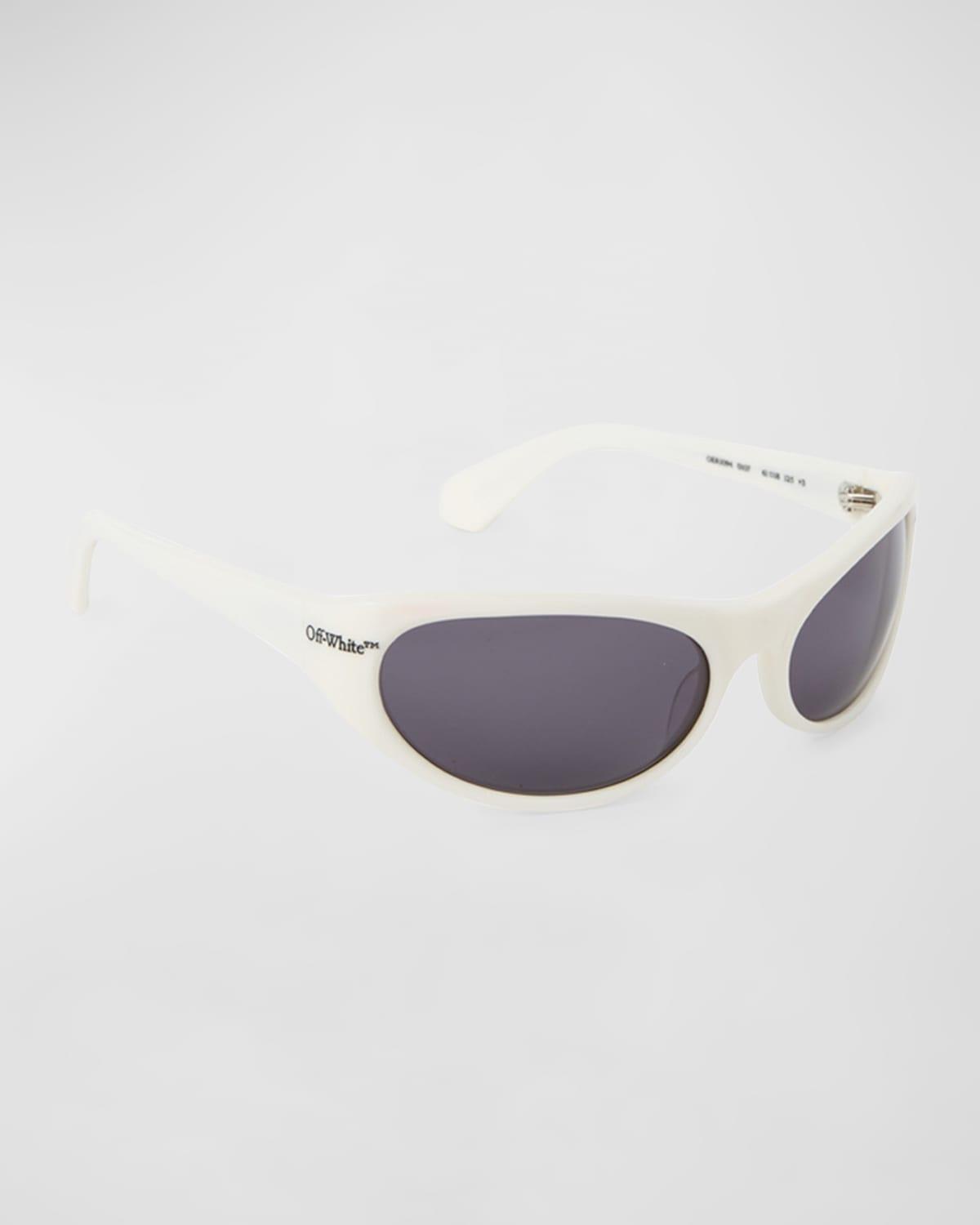 Mens Napoli Acetate Wrap Sunglasses Product Image