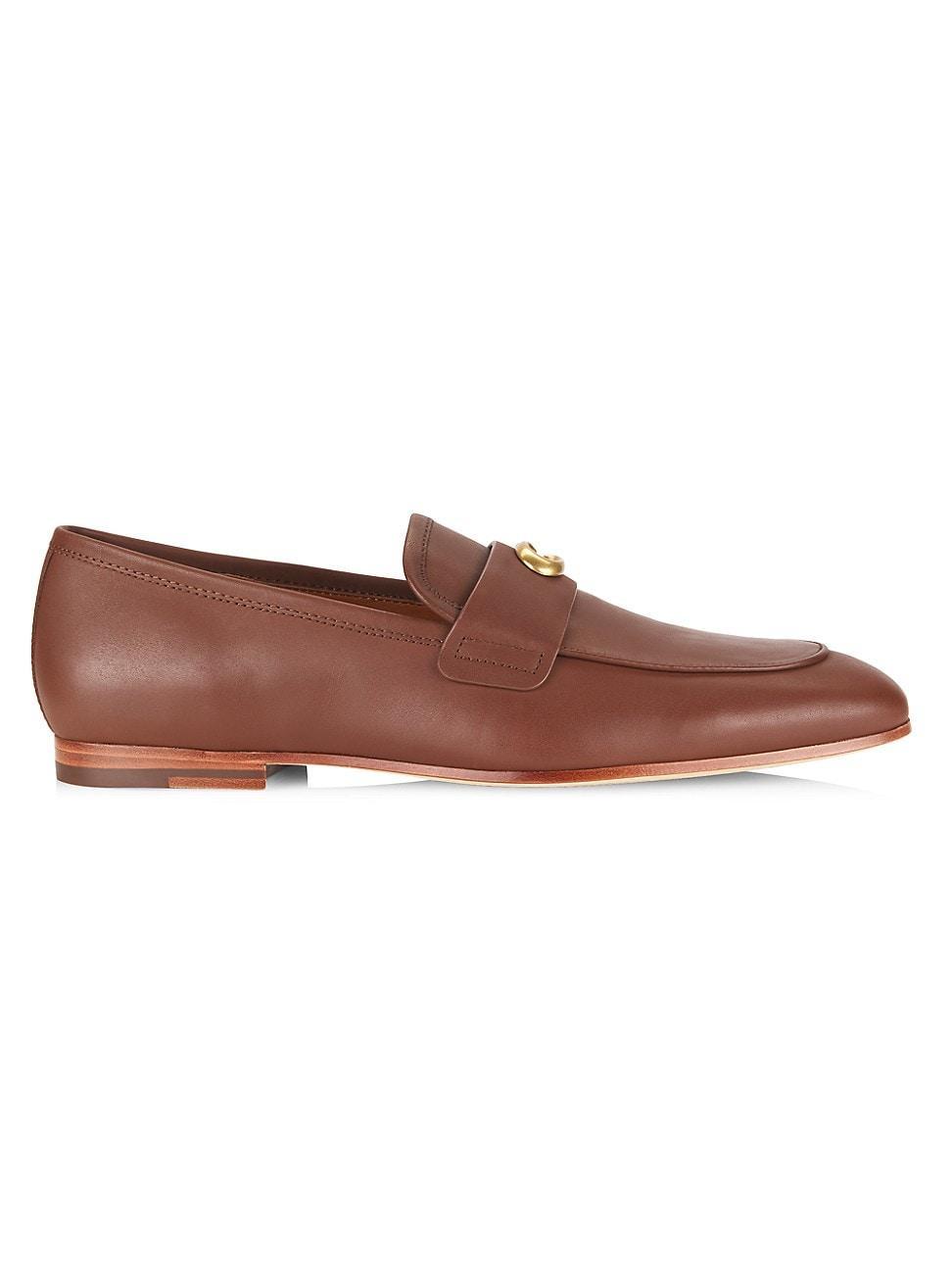 COACH Mens Sculpt C Signature Leather Loafers Product Image