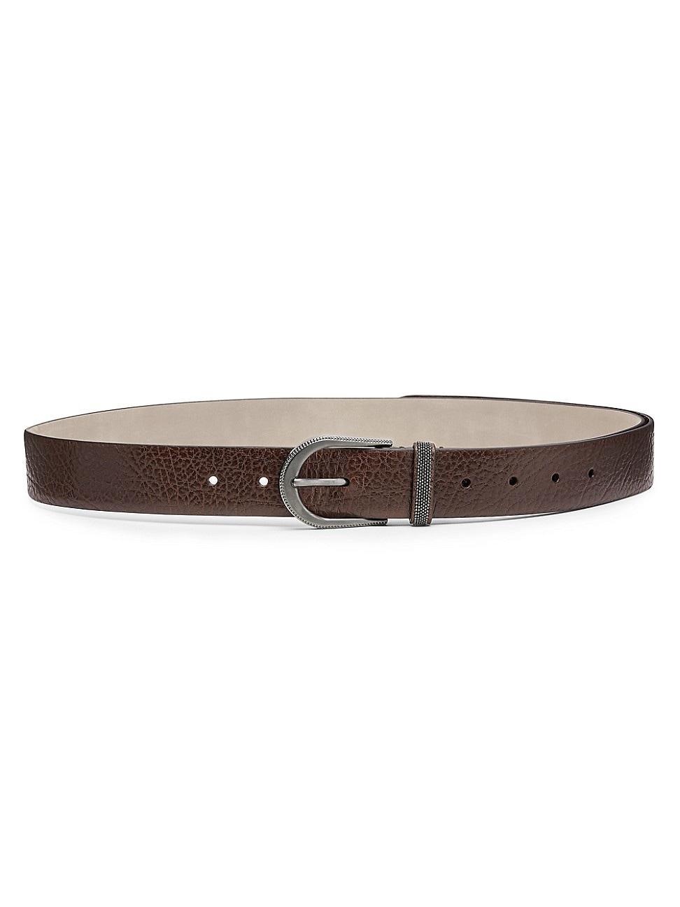 Womens Glossy Hammered Calfskin Belt Product Image