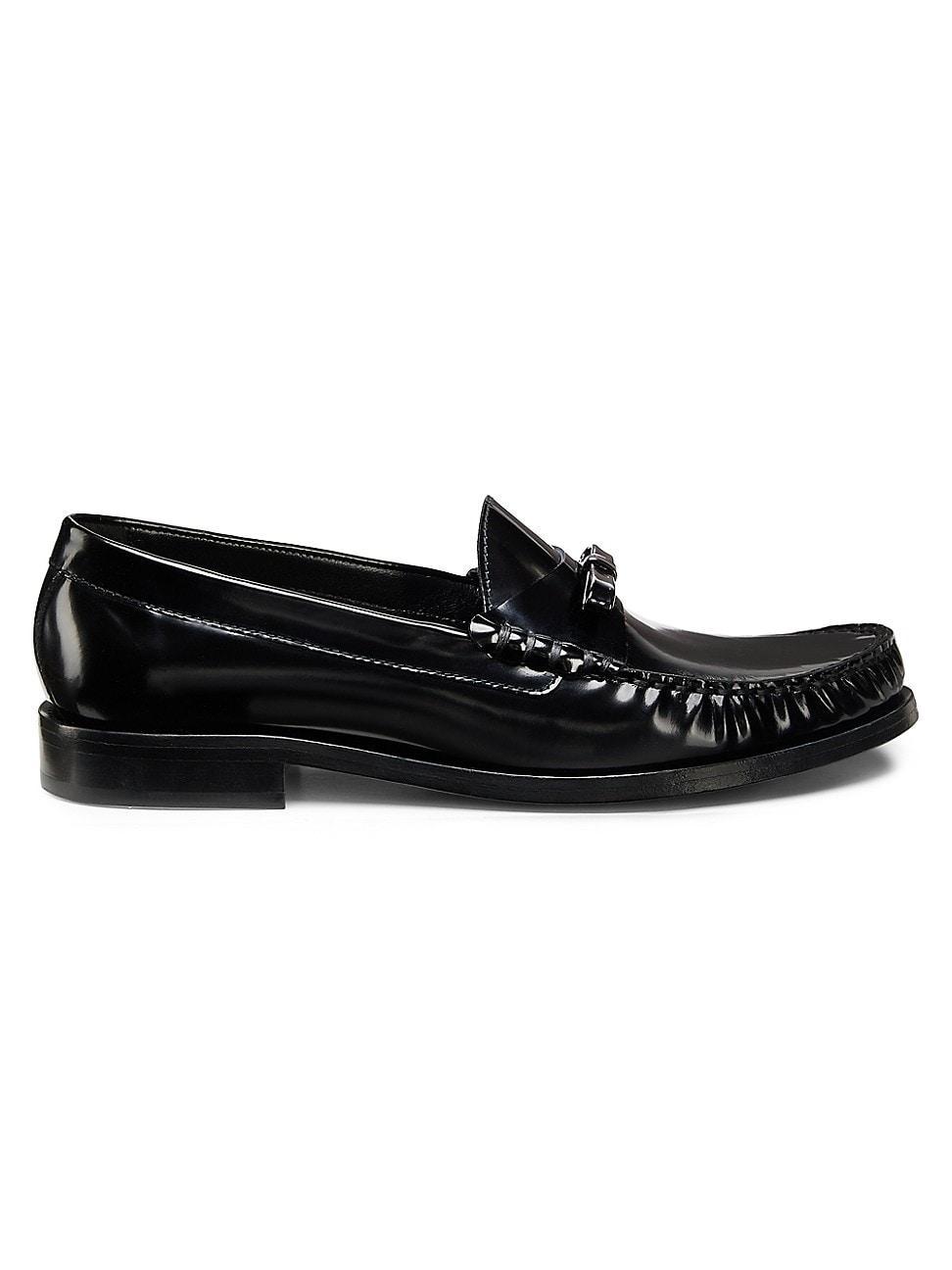 Womens Lottie Bow Leather Loafers Product Image