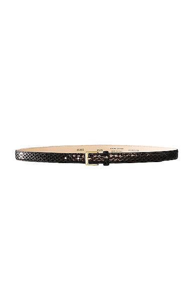 AUREUM Black Snake Embossed Belt Product Image