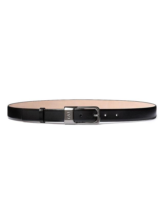 Mens Mini VLogo Signature Calfskin Leather Belt 25 MM Product Image