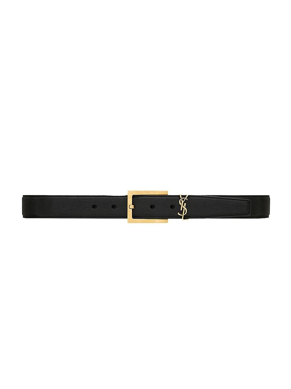 Womens Cassandre Belt in Grained Lambskin Product Image