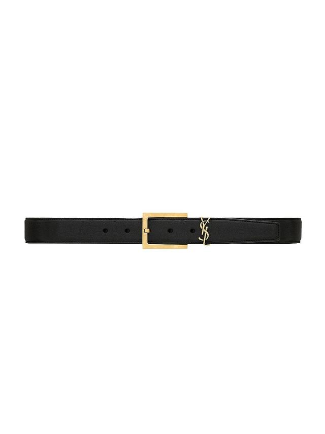 Womens Cassandre Belt in Grained Lambskin Product Image