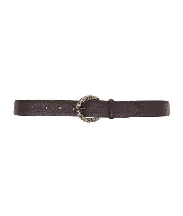 Belt in grained leather Product Image