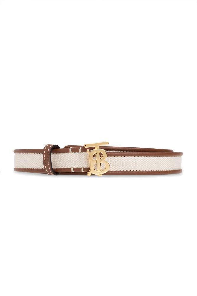 BURBERRY Logo Plaque Belt In Multi Product Image