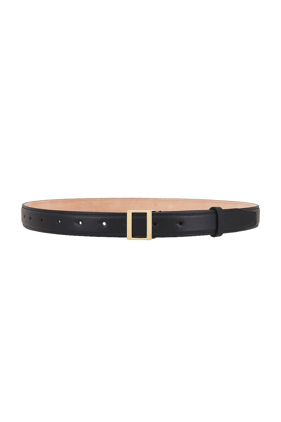 Acne Studios Leather Belt in Black Product Image