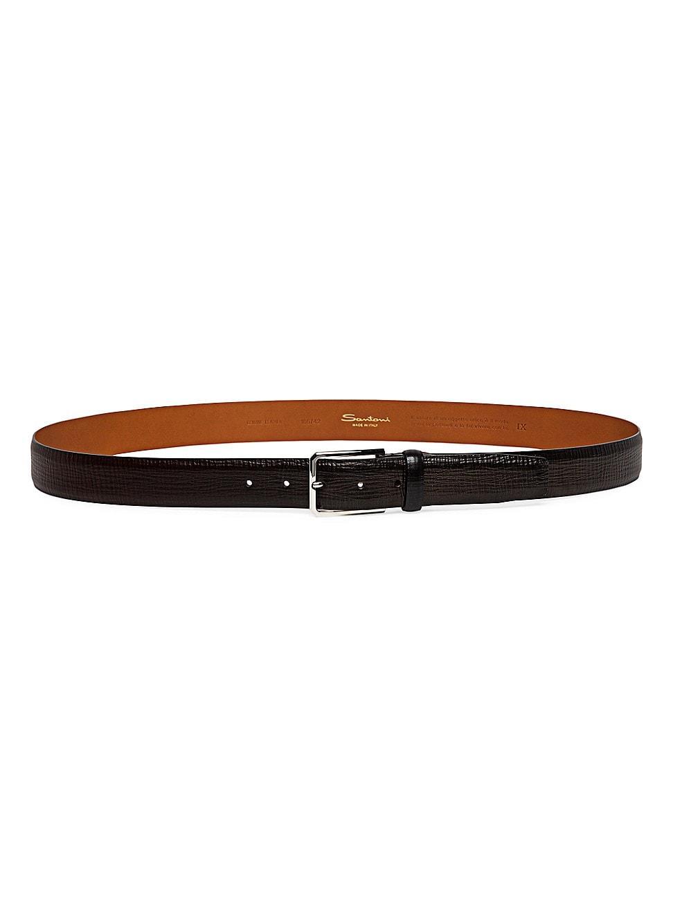 Mens Adjustable Leather Belt Product Image