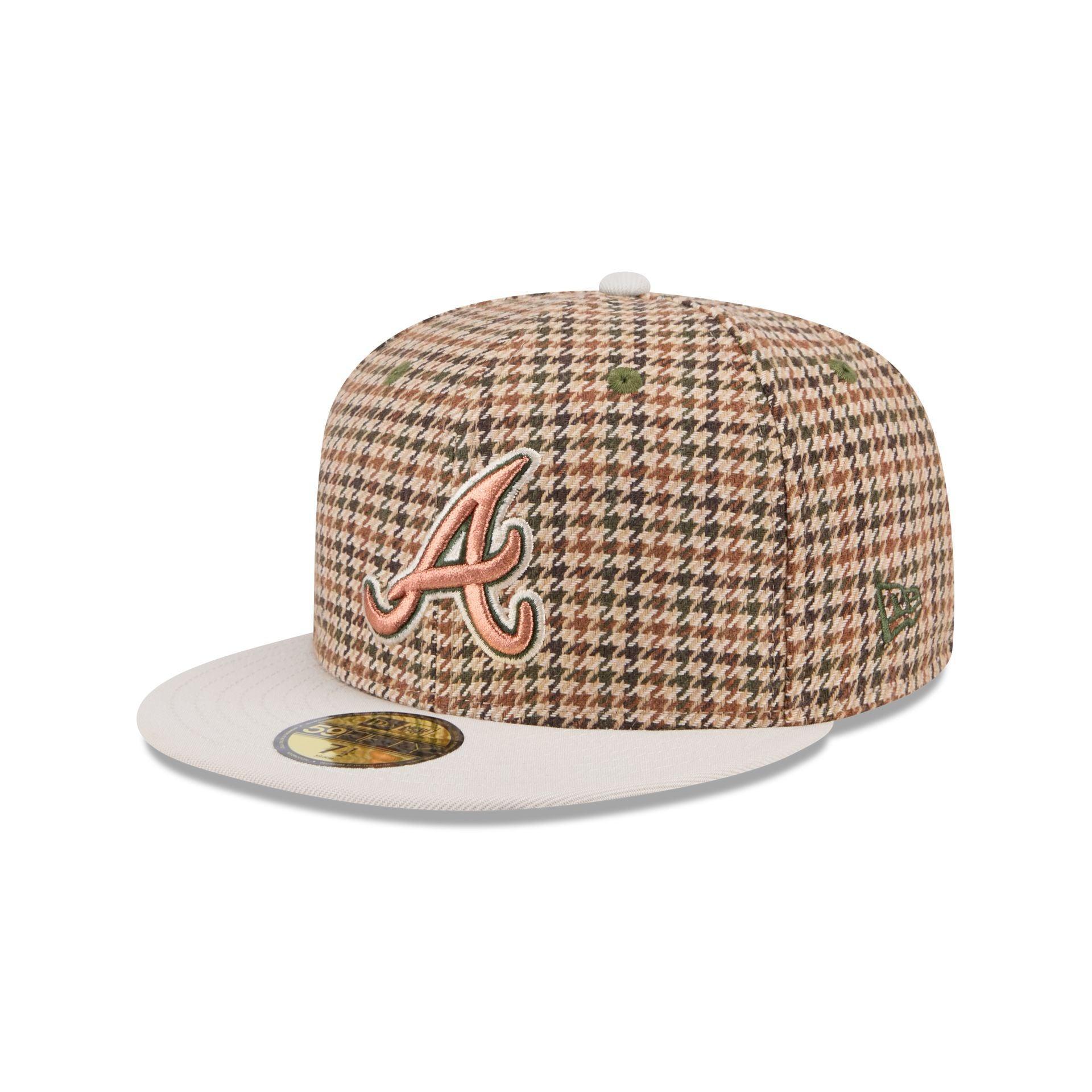 Atlanta Braves Houndstooth 59FIFTY Fitted Hat Male Product Image