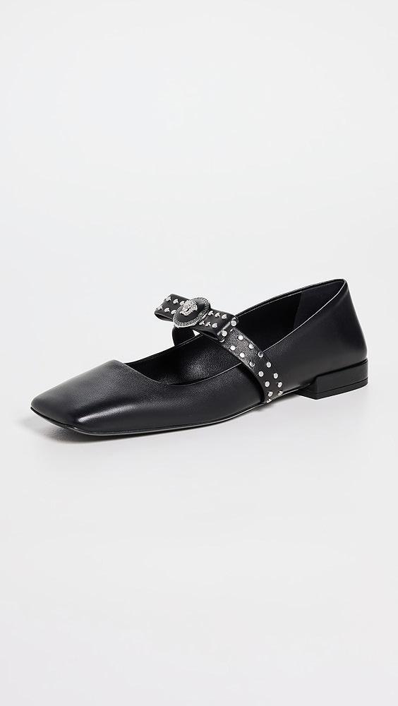 Versace Ballerina Borchie Flats | Shopbop Product Image