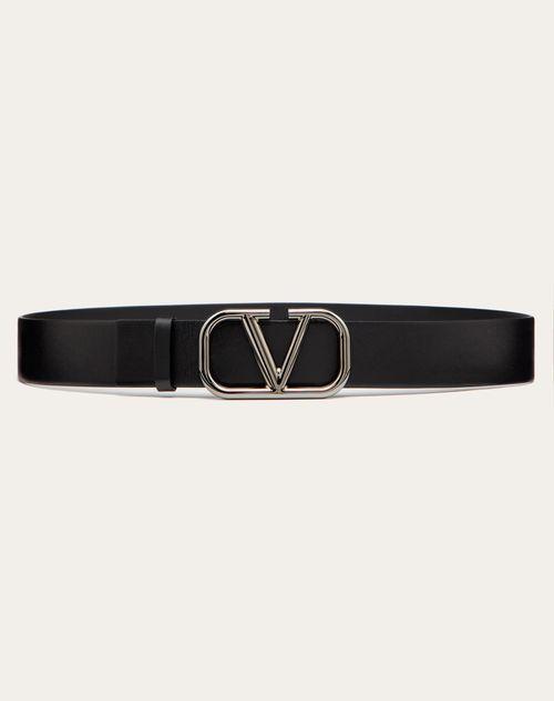 VLOGO SIGNATURE CALFSKIN BELT 40 MM Product Image