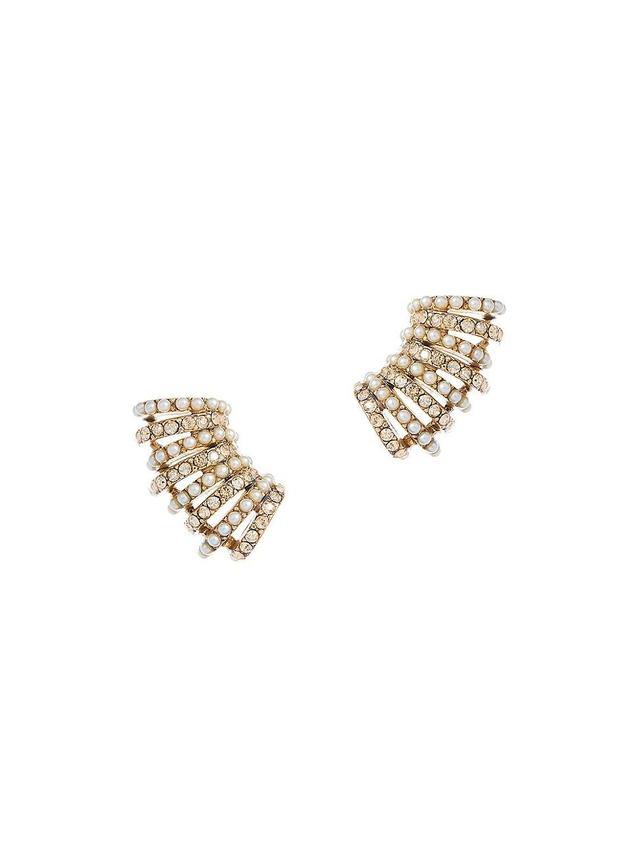 Womens Goldtone & Glass Crystal Talita Earrings Product Image