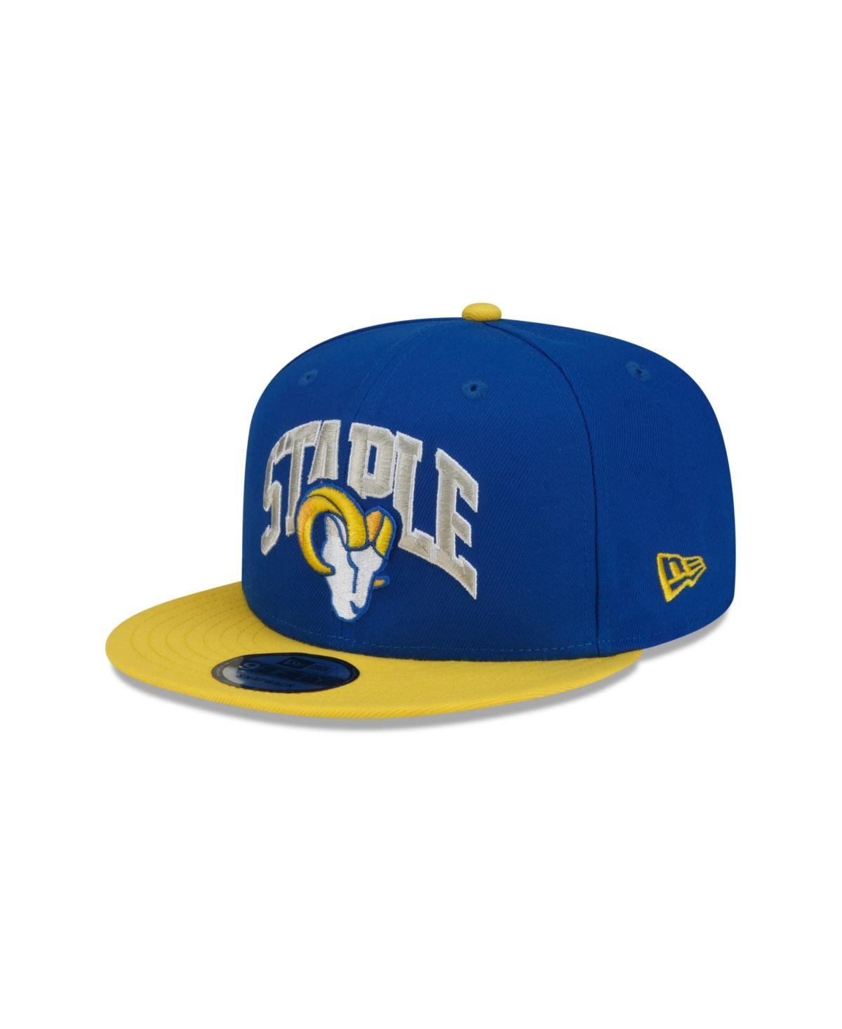 Mens New Era X Staple Royal Los Angeles Rams Pigeon 9Fifty Snapback Hat - Royal Product Image