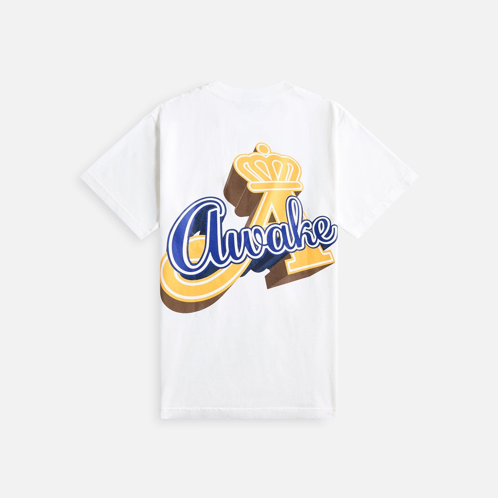 Awake NY Crown A Tee - White Male Product Image