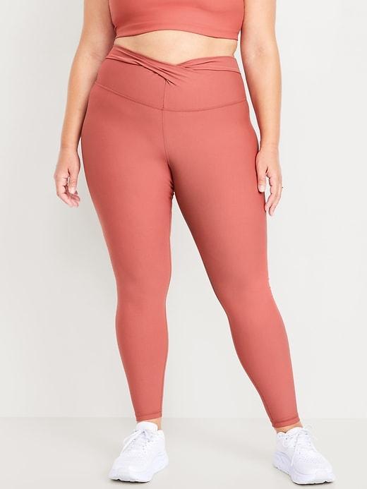 Extra High-Waisted PowerSoft Twist-Front Leggings Product Image