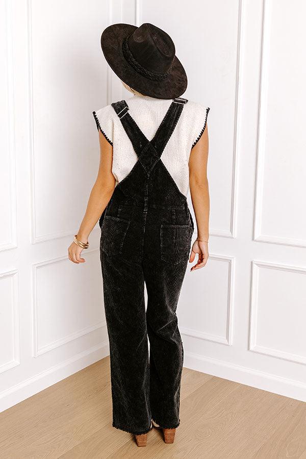 Casual Outing Corduroy Overalls Product Image