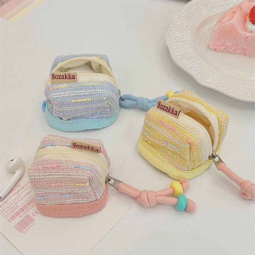 Striped Earphone Pouch Product Image