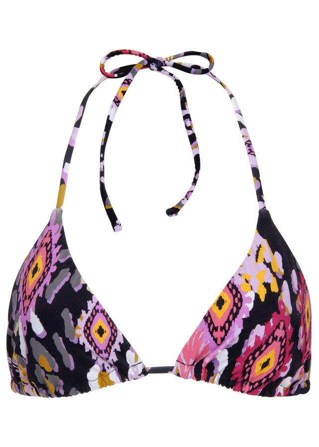 Bahamas Triangle Bikini - Desert Ikat Black Product Image