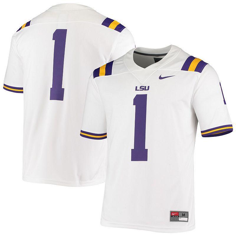 Mens Nike #1 LSU Tigers Game Jersey Product Image