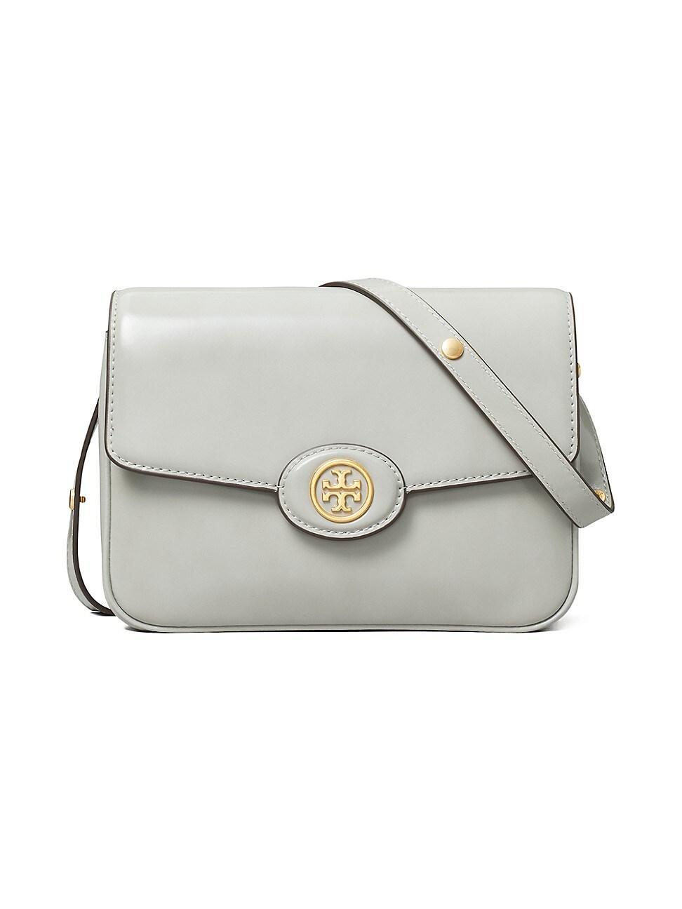 Tory Burch Robinson Spazzolato Leather Shoulder Bag Product Image