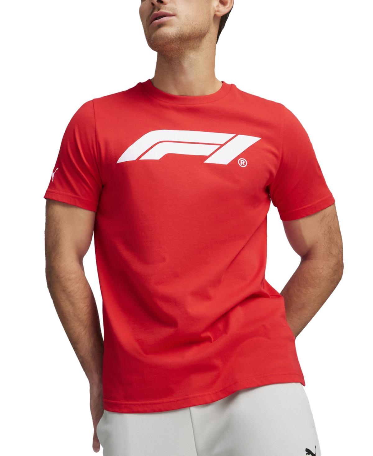 Puma Mens Regular-Fit F1 Logo Graphic T-Shirt Product Image