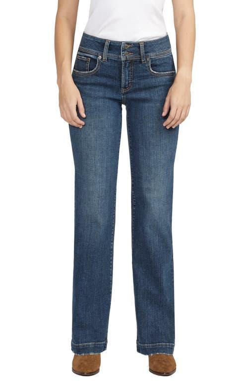 Silver Jeans Co. Suki Curvy Mid Rise Trouser Jeans Product Image