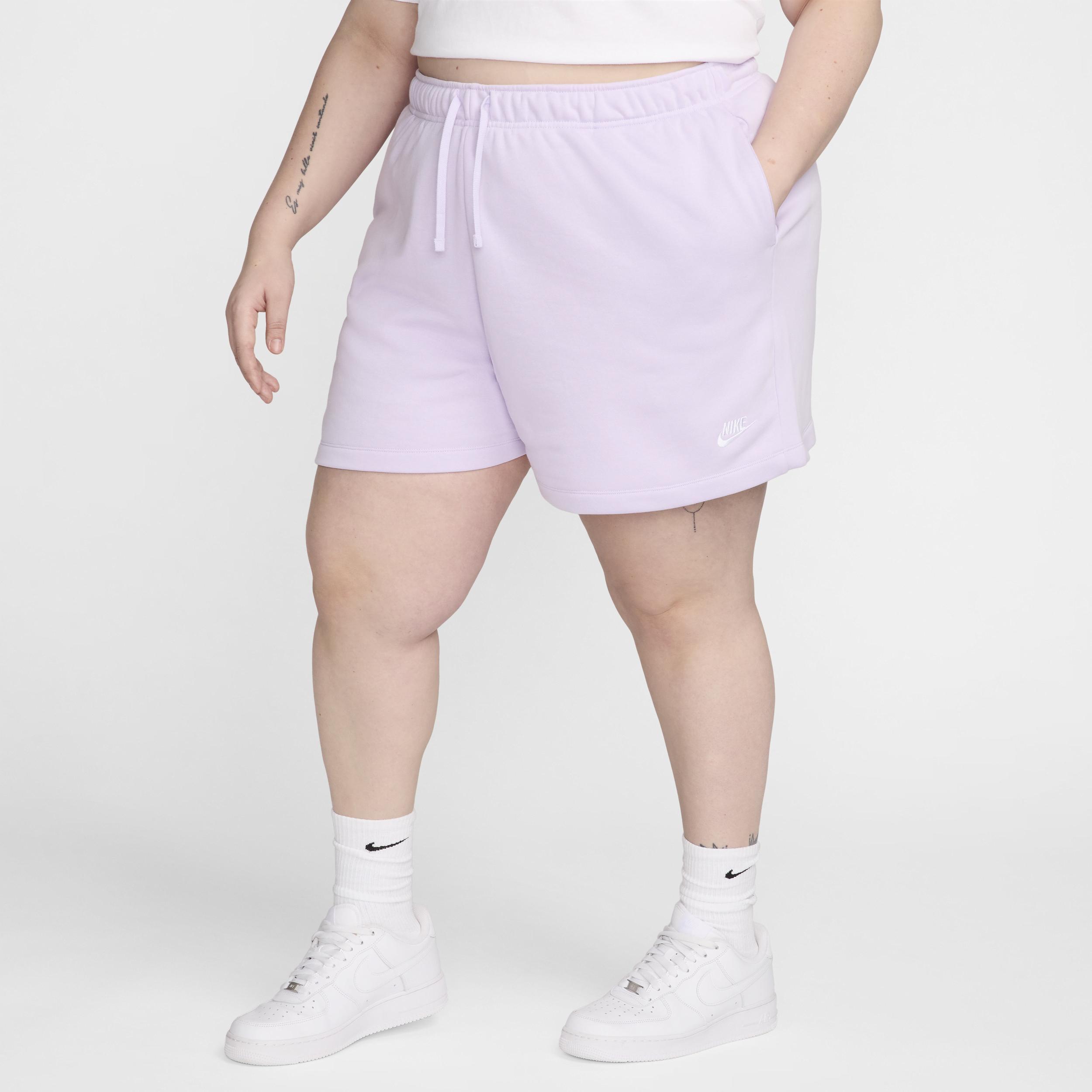 Women's Nike Sportswear Club Fleece Mid-Rise Shorts (Plus Size) Product Image