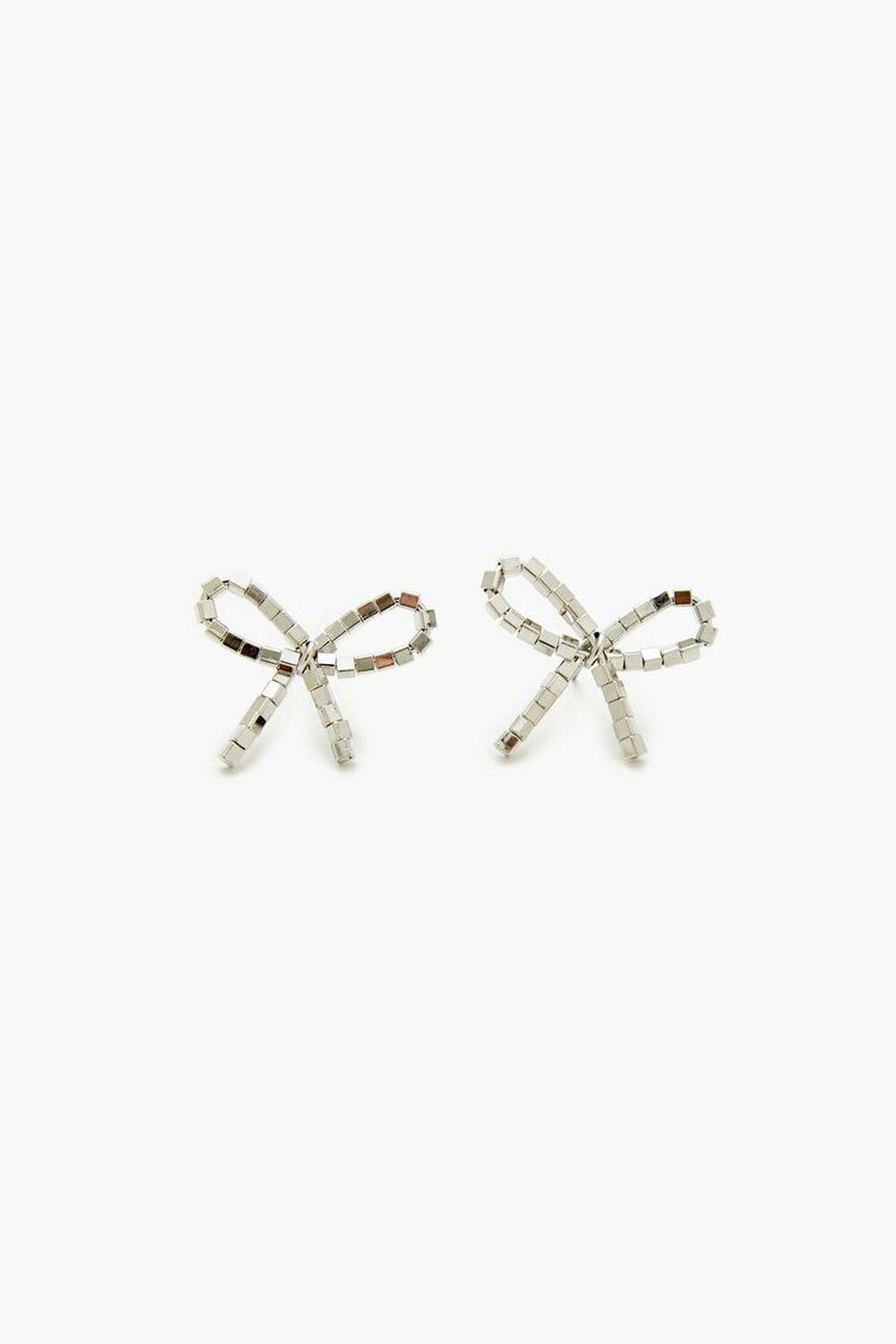 Beaded Bow Stud Earrings | Forever 21 Product Image