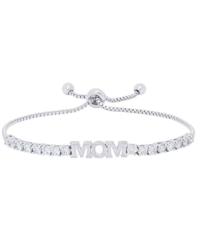 Macys Womens Cubic Zirconia Mom Adjustable Bolo Bracelet Product Image