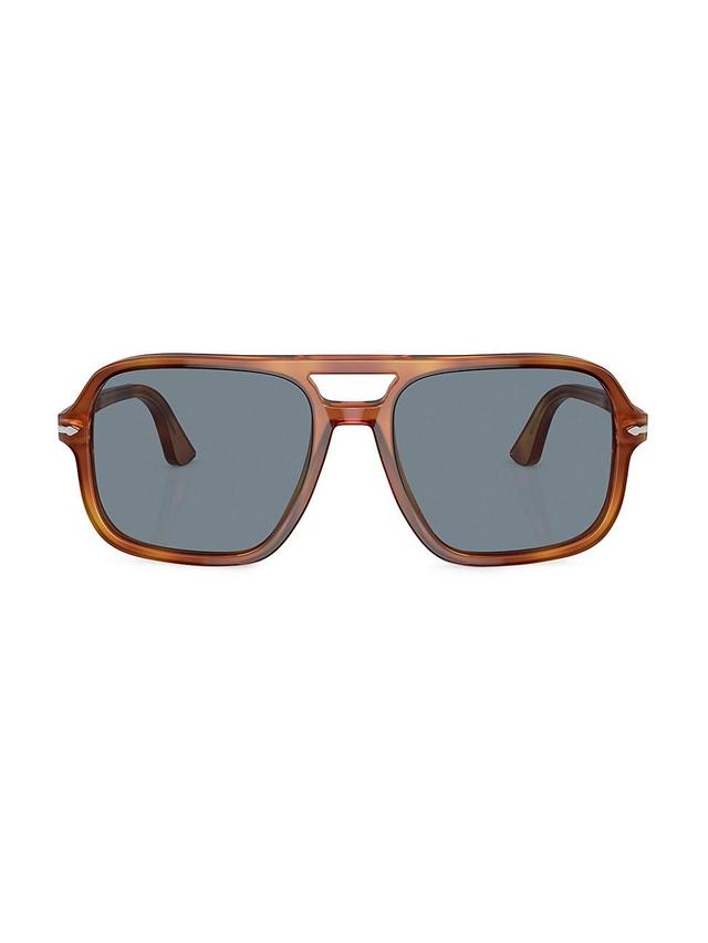 Mens 58MM Aviator Sunglasses Product Image