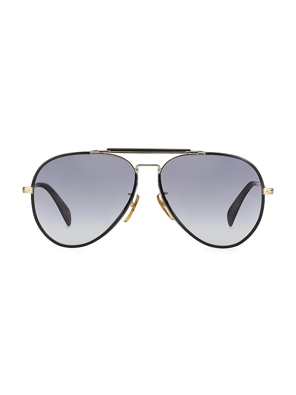 Mens 61MM Aviator Sunglasses Product Image