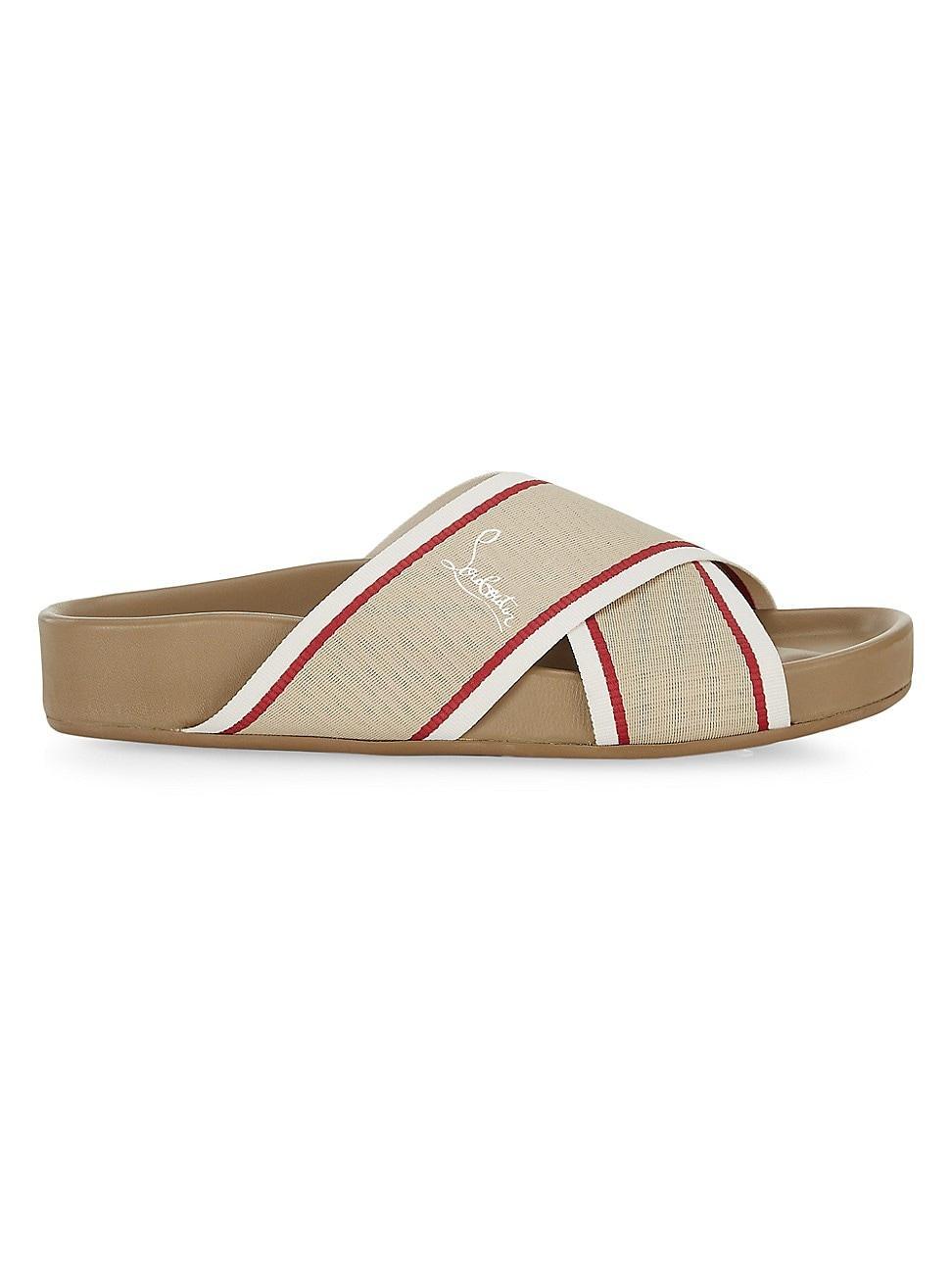 Hot Cross Bizz Donna Web Slide Sandals In Zibeline Product Image