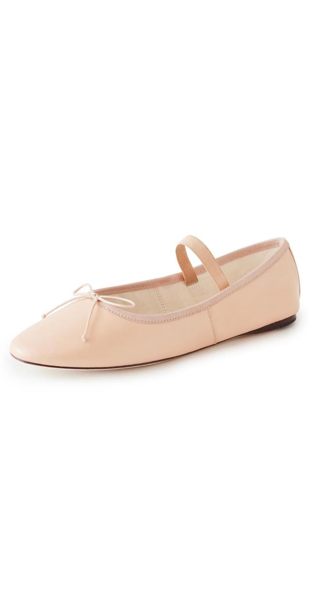 Womens Leonie Leather Ballet Flats Product Image