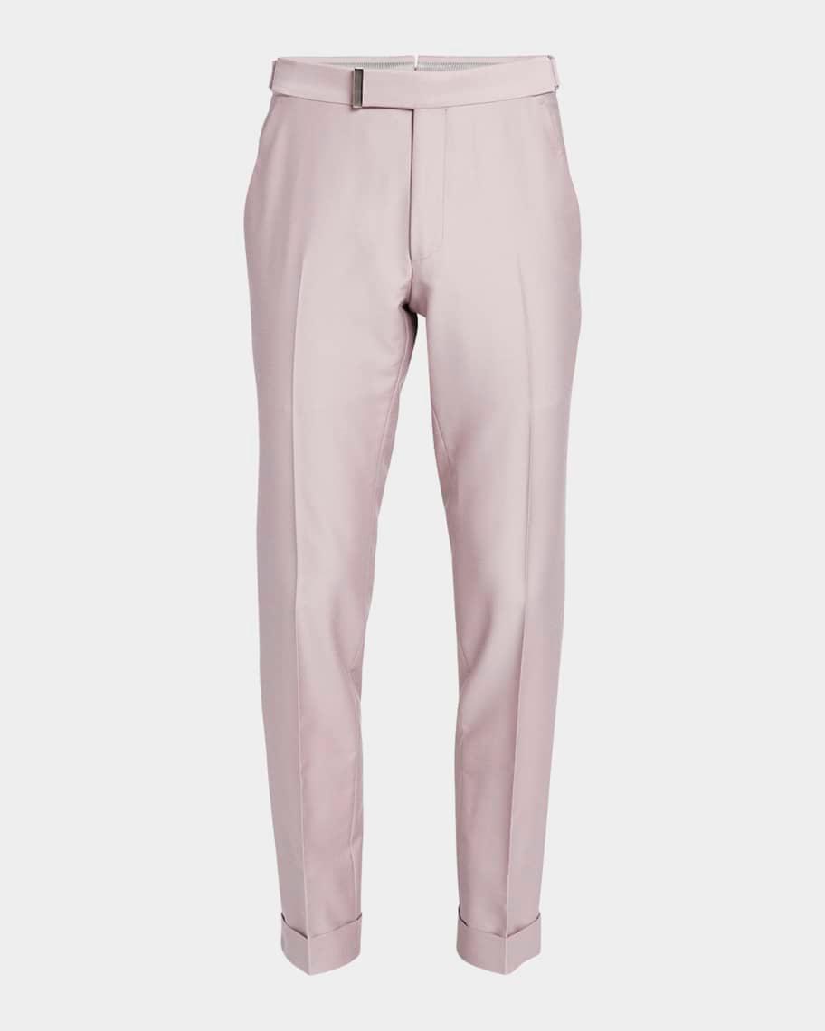 Men's Yarn-Dyed Mikado Atticus Trousers  Product Image