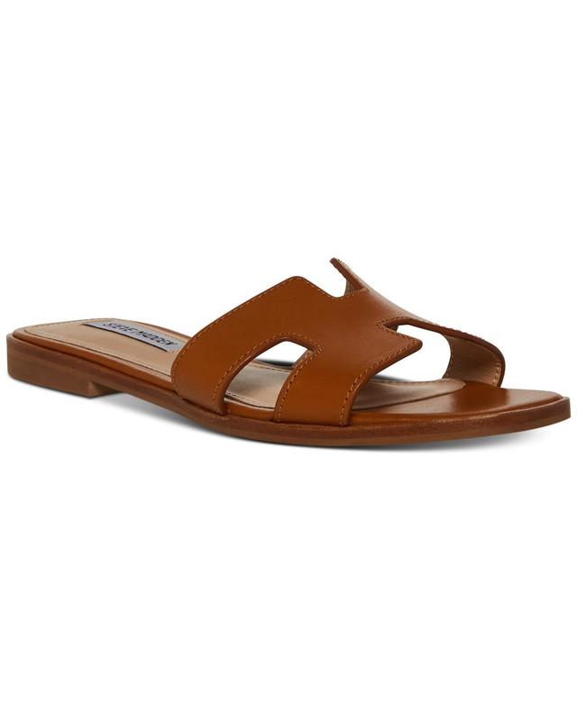 Steve Madden Hadyn Slide in Brown. Size 6, 6.5, 7, 7.5, 8, 8.5, 9, 9.5. Product Image