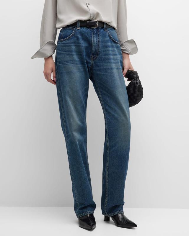 Womens Taylor Baggy Straight-Leg Jeans Product Image