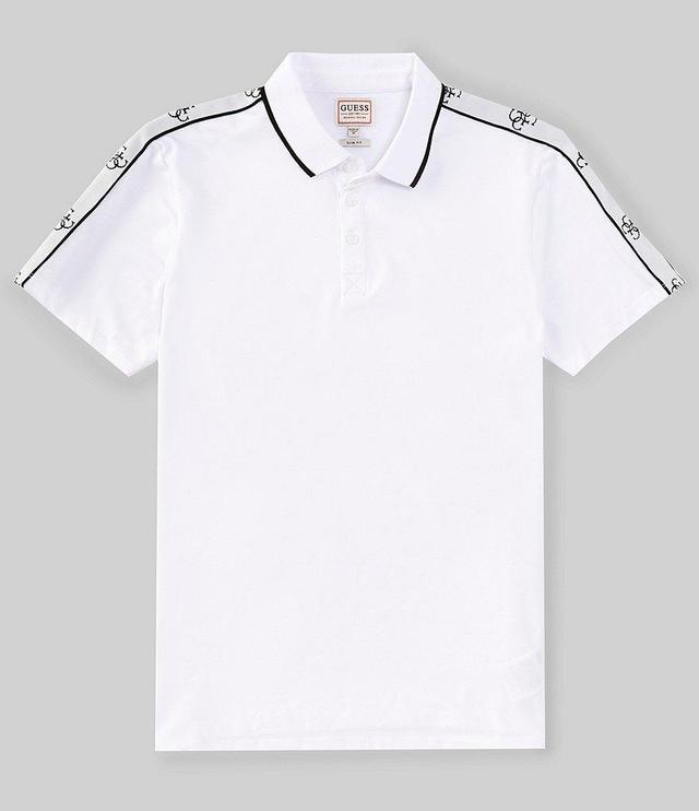 Guess Short Shirt Quattro G Tape Polo Shirt Product Image