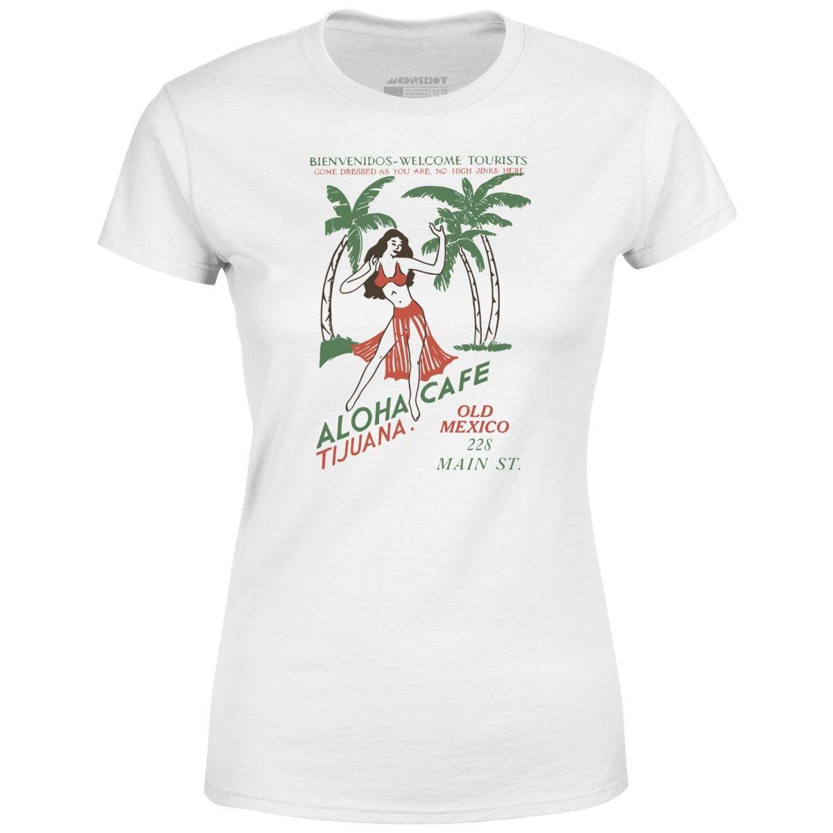 Aloha Cafe - Tijuana, Mexico - Vintage Tiki Bar - Women's T-Shirt Female Product Image