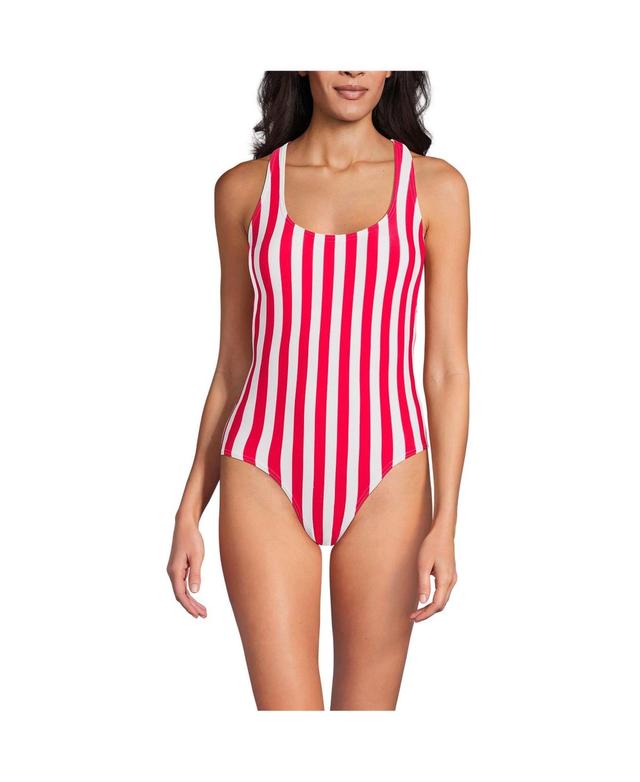 Women's Chlorine Resistant X-Back High Leg Soft Cup Tugless Sporty One Piece Swimsuit Product Image