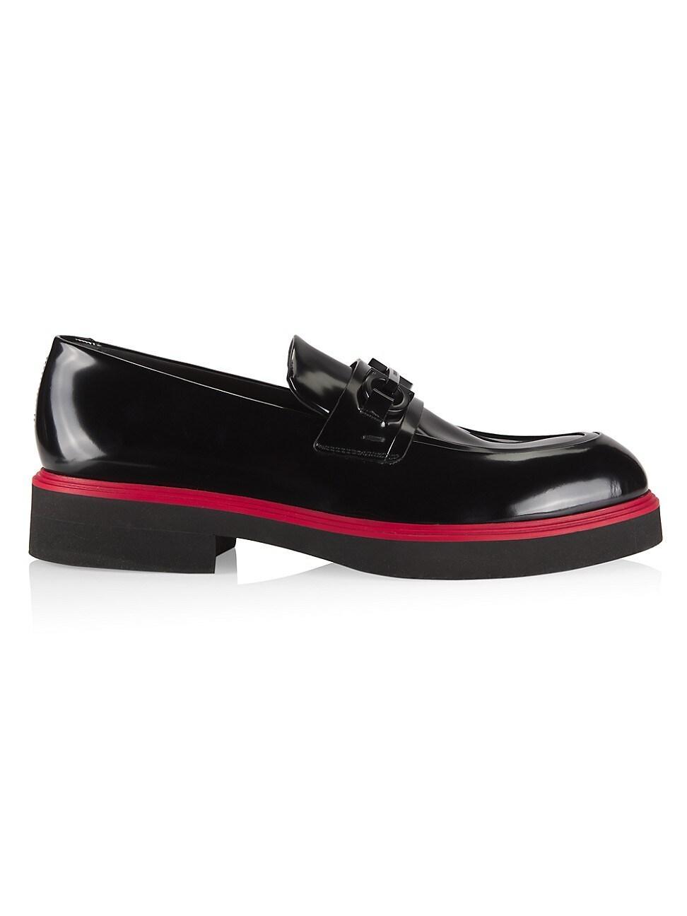 Mens Fiorello Patent Tonal-Bit Loafers Product Image