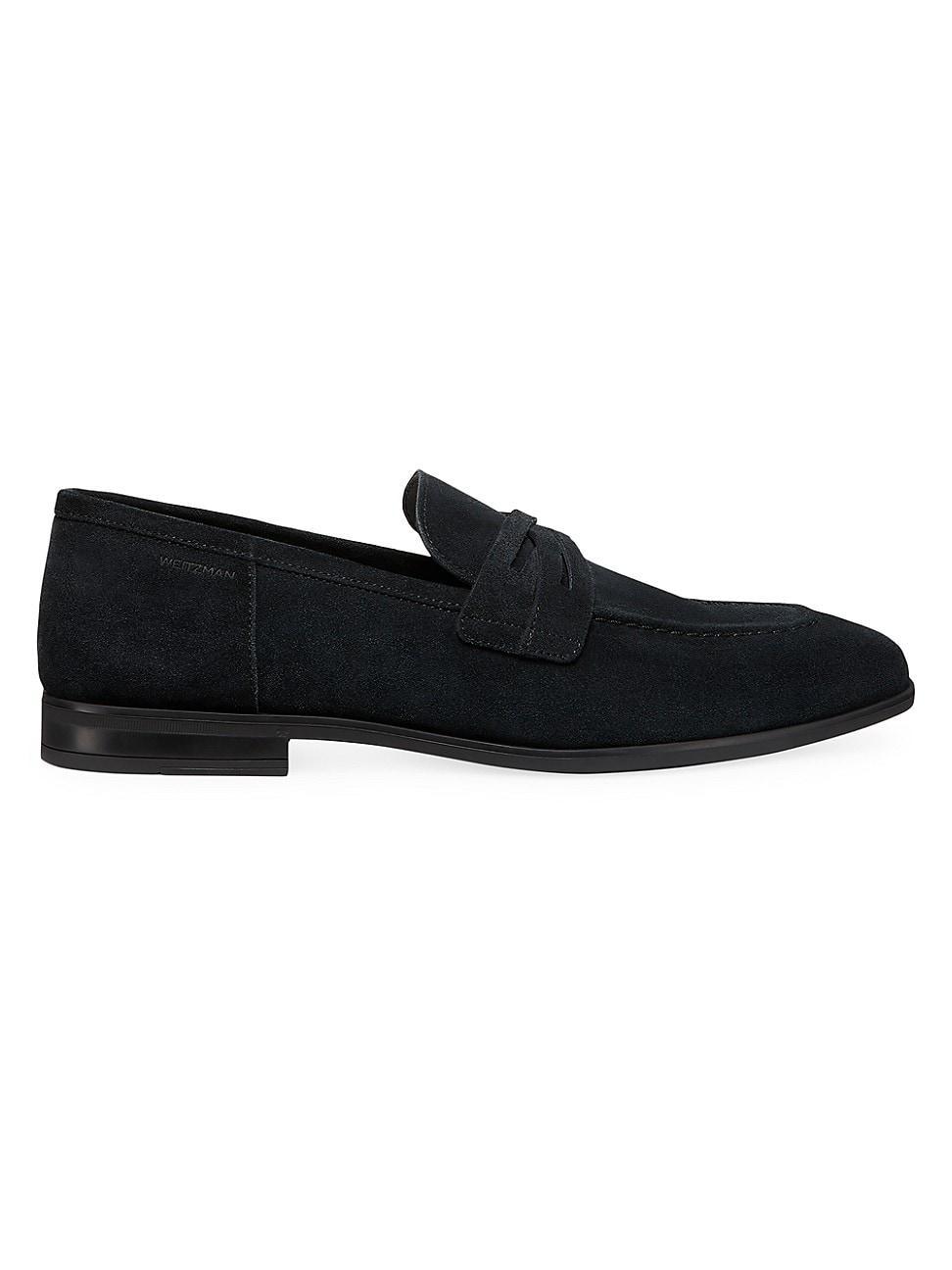 Mens Simon Crisscross Suede Loafers Product Image