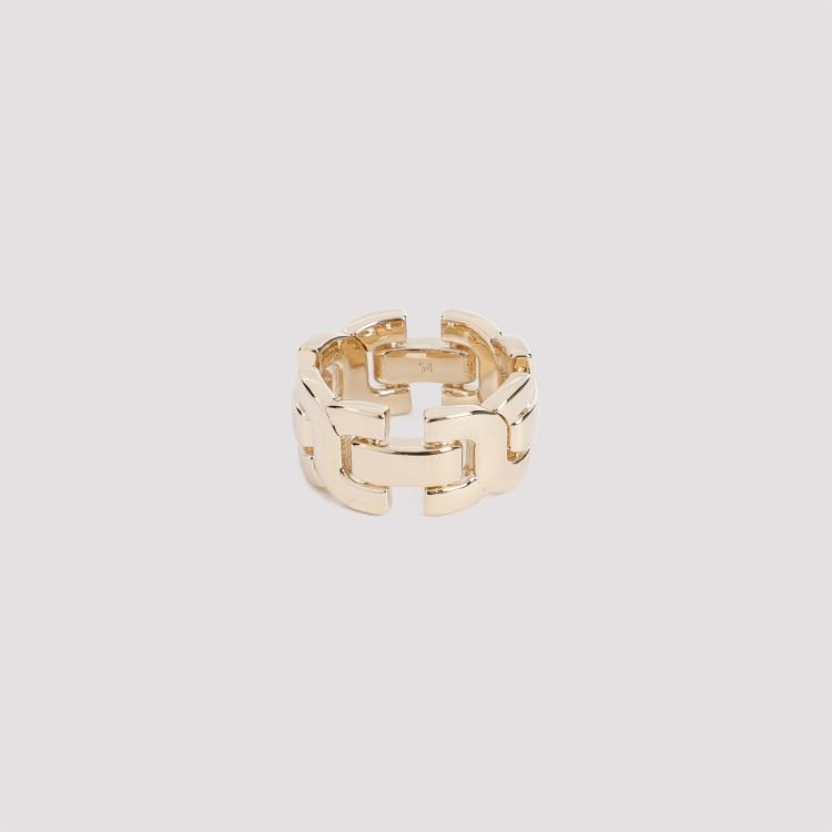 Marcie Bright Gold Brass Ring In Not Applicable Product Image