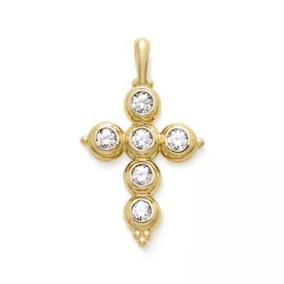 Antiquity Gemstone Cross Pendant Product Image