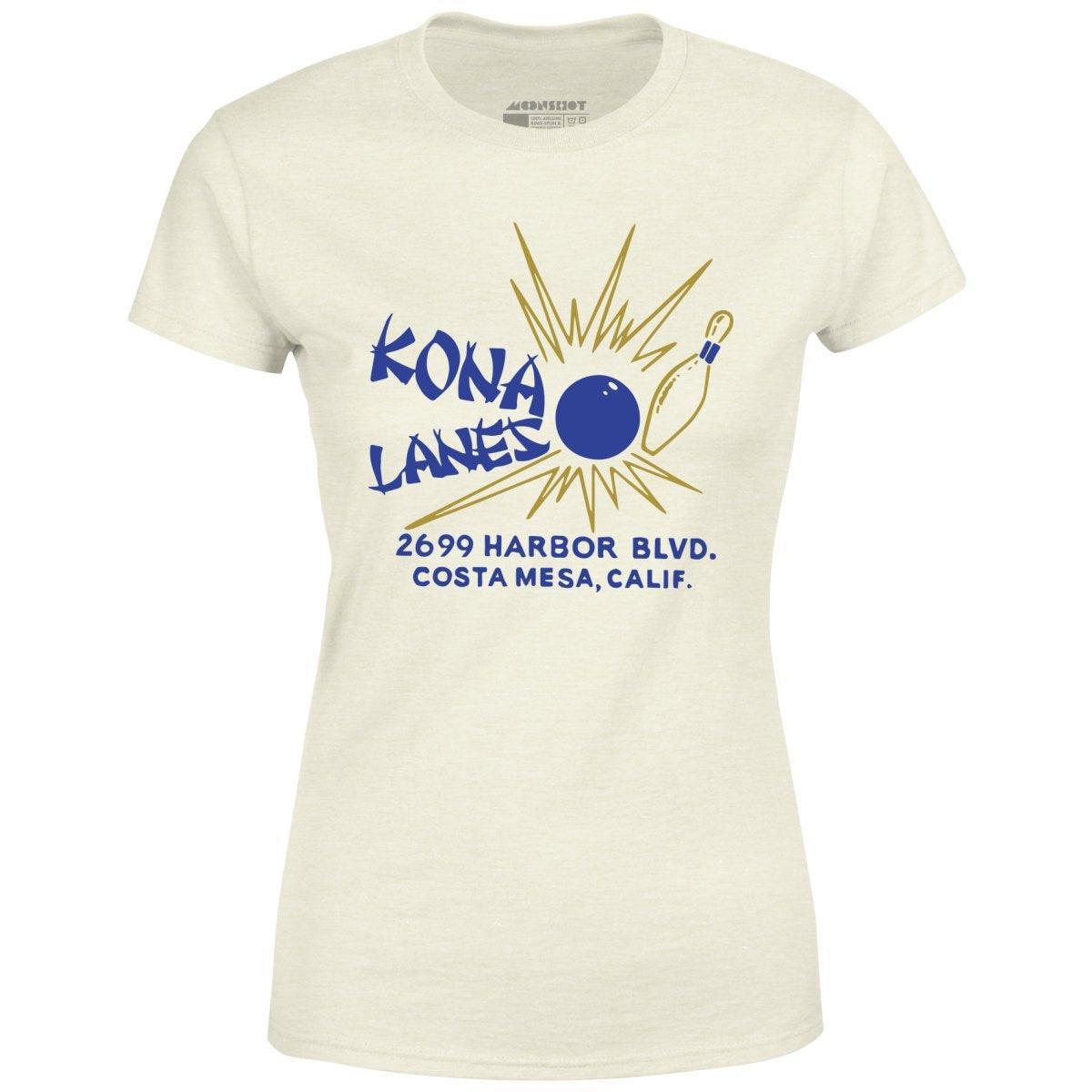 Kona Lanes v2 - Costa Mesa, CA - Vintage Bowling Alley - Women's T-Shirt Female Product Image